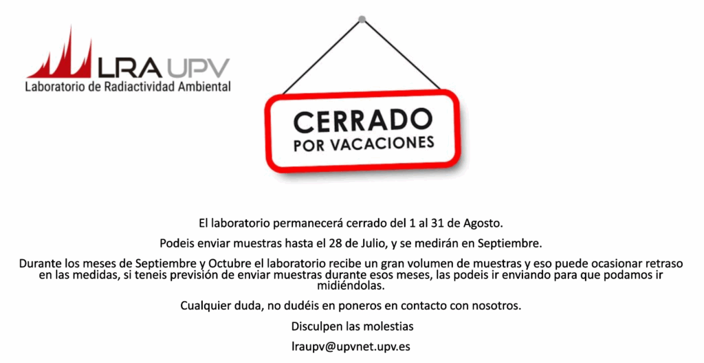 VACACIONES AGOSTO 2025